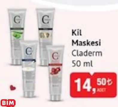 CLADERM KİL MASKESİ CLADERM KİL MASKESİ